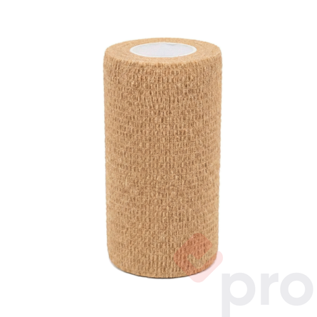 Self-adherent medical bandage, 8 cm x 4 m, beige 