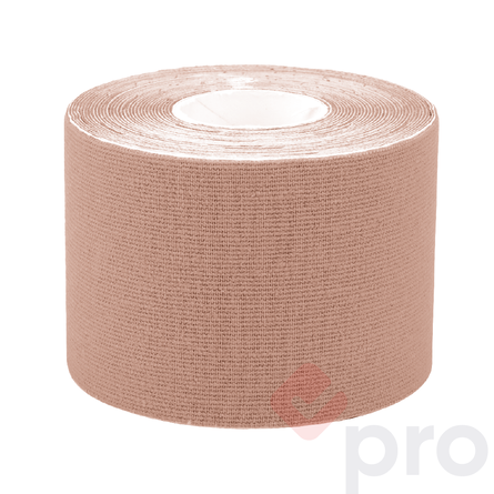 Kinesiology tape, 5 cm x 5 m, beige