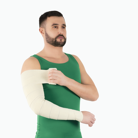 Elastic Bandage with Medium Tensility, 3 m x 10 cm