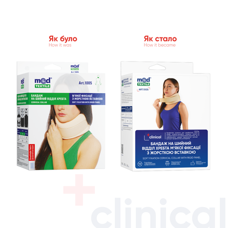 Soft Fixation Cervical Collar with Rigid Panel